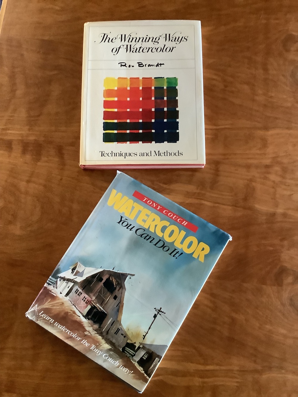 Vintage Watercolor Art Books Bundle 1973 Rex Brandt 1987 Tony Couch Lot